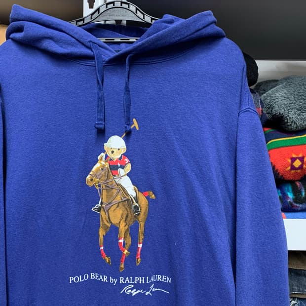 [L] 폴로 랄프로렌 폴로베어 프린팅 후디
