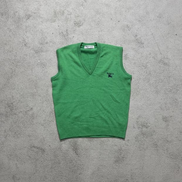 버버리 램스울 니트 베스트 