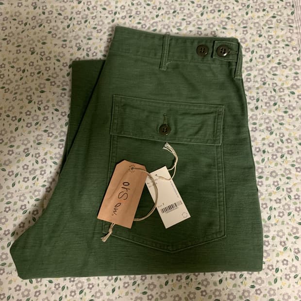 [2] 오어슬로우 01-5002 퍼티그 팬츠 오리지널 핏