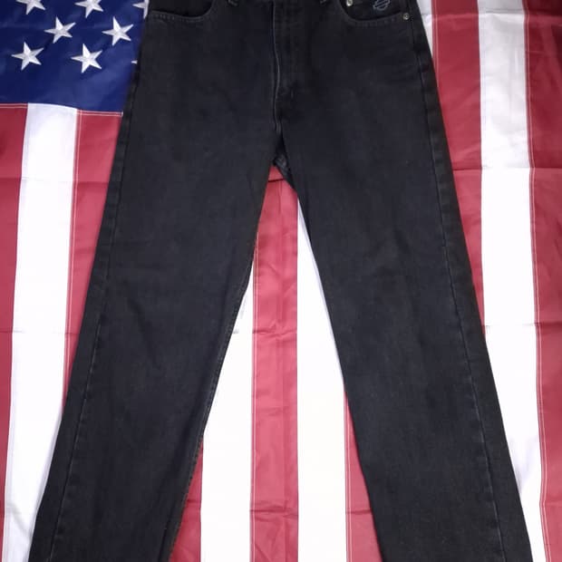 오리지날 매장판 할리데이비슨 블랙 라이더 데님진