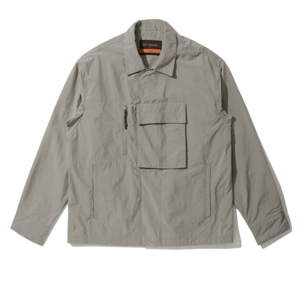 L 커스텀멜로우 프리커 빅포켓 나일론 셔츠 자켓 셔켓