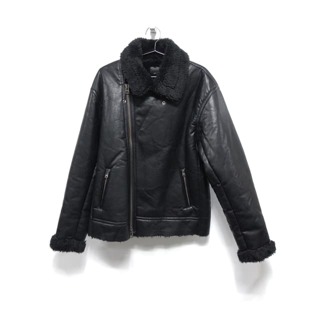 DANKE SCHON 당케쉐인 오버사이즈드 무스탕 자켓