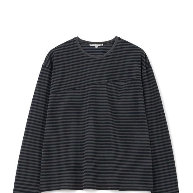 밀로아카이브 slash stripe longsleeve 빈티지네이비(M)