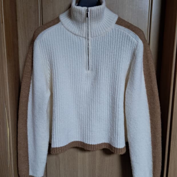 망고 골지 스웨터 XS