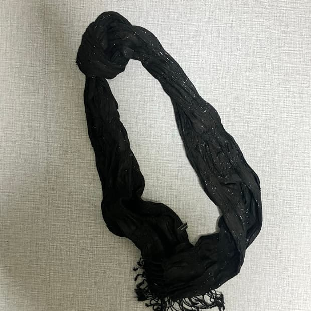 일본빈티지 달천깔페어리 프린세스 글리터 윈터 롱스카프