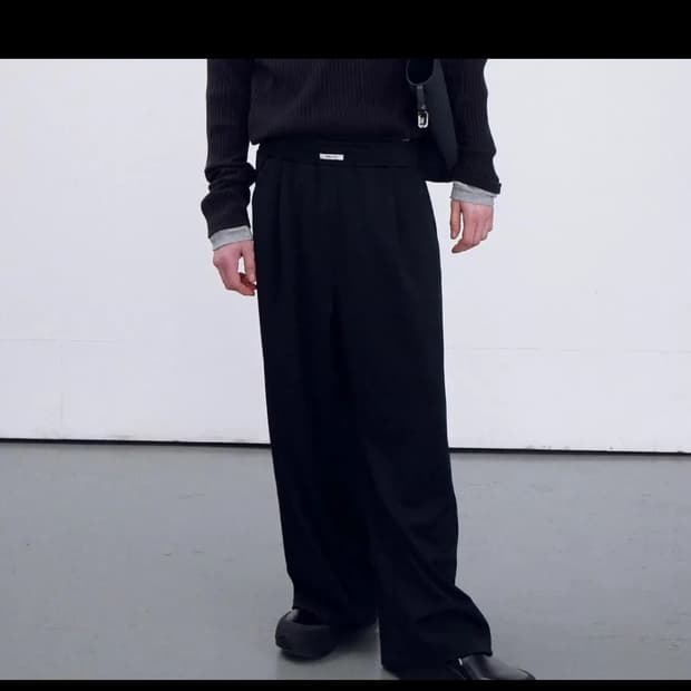 렉토 트리콧 팬츠 블랙 M