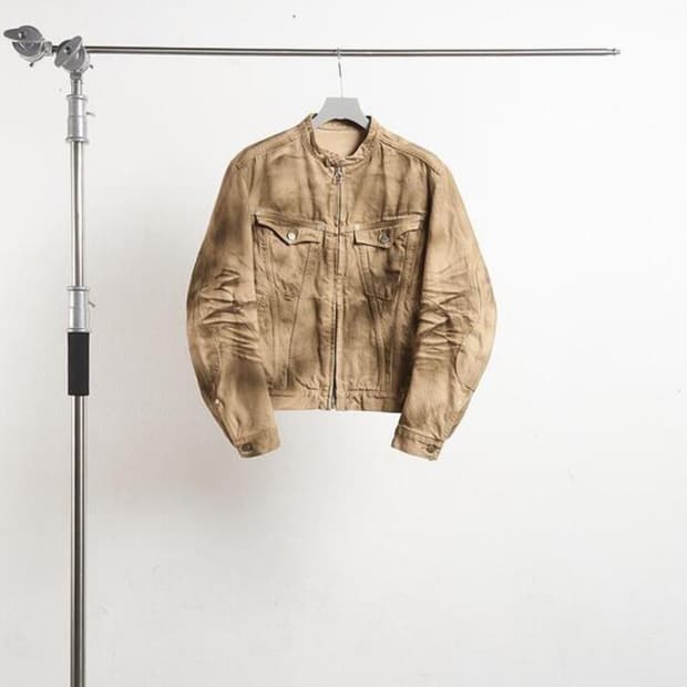 [NVRFRGT : 25ss] DENIM MOTORCYCLE JACKET