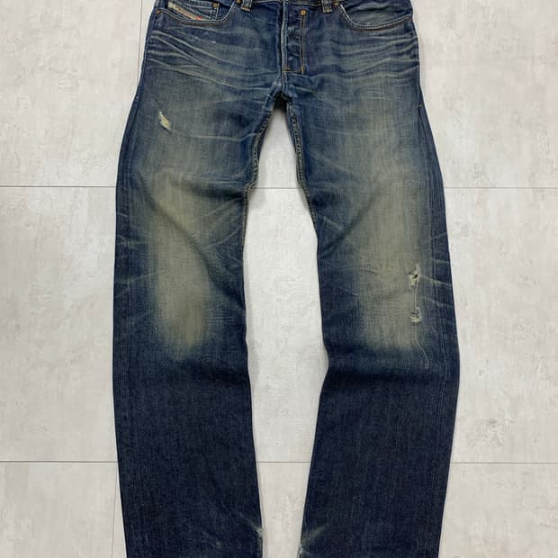 디젤 워싱 디테일 데님 팬츠 #650