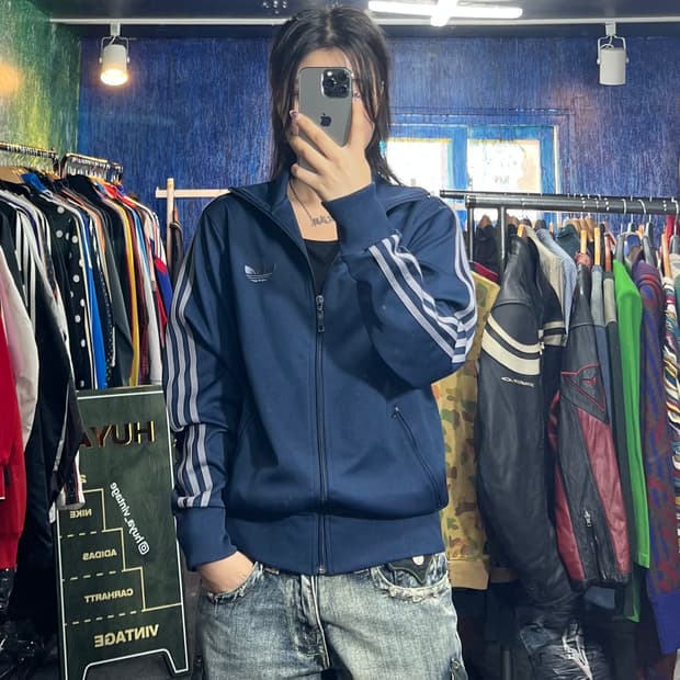 아디다스 네이비 그레이 파이어버드 져지 95