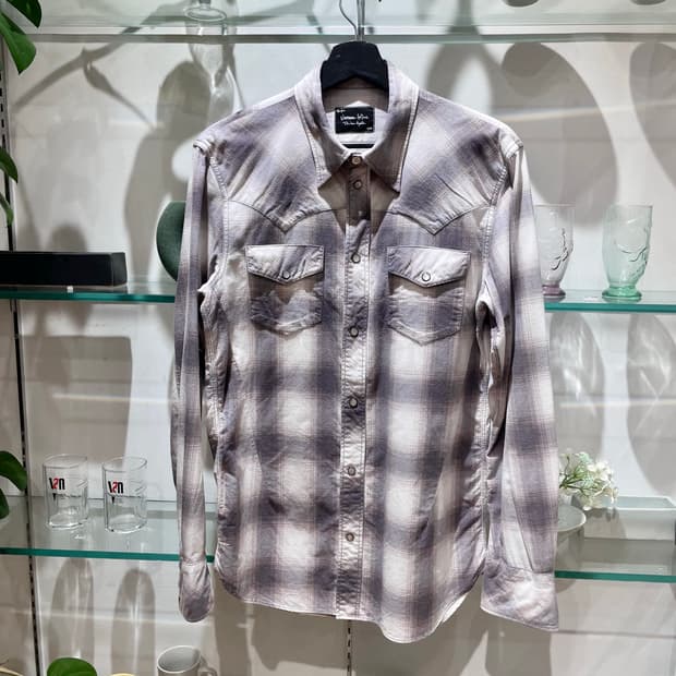 07aw 넘버나인 western shirt