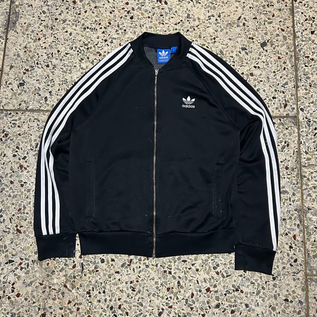 아디다스(ADIDAS)슈퍼스타 블랙 트랙탑 져지