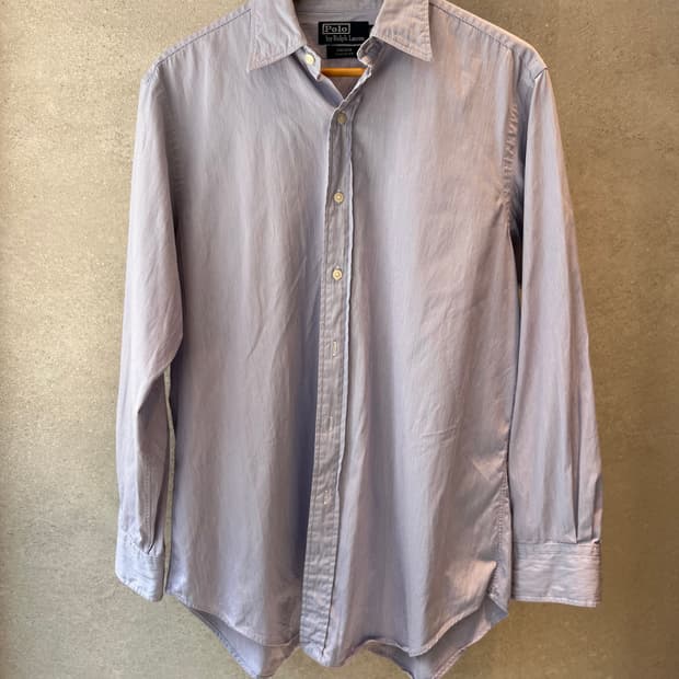 90. 폴로 랄프로렌 앤드류 마이크로 스트라이프 셔츠 (No Pony)