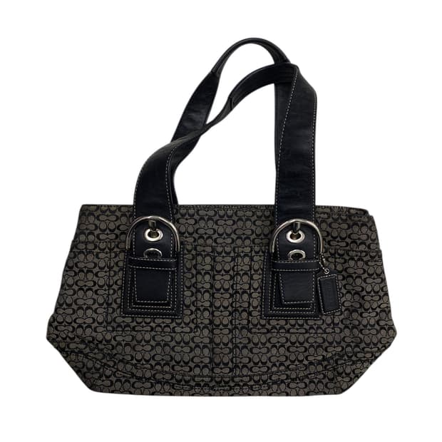 코치 y2k 시그니처 블랙숄더