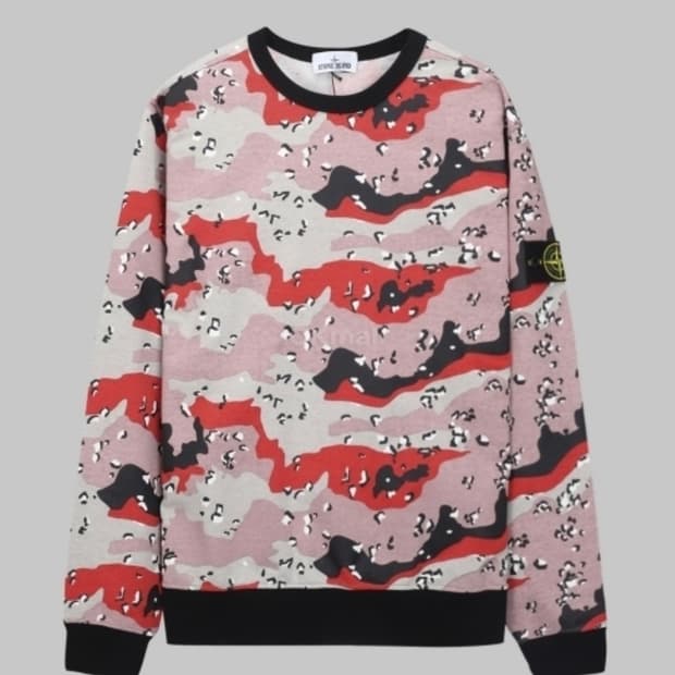 스톤아일랜드 카모 맨투맨 s