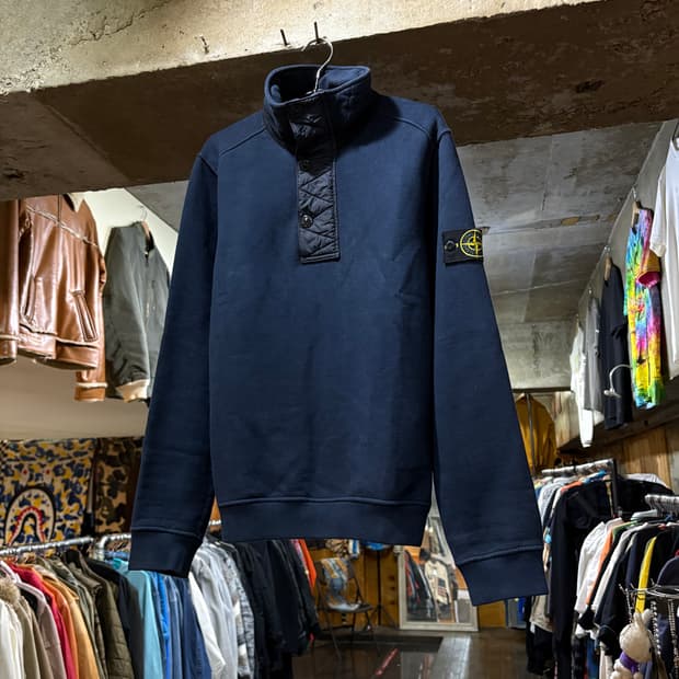 Stone Island 스톤 아일랜드 코튼 반집업