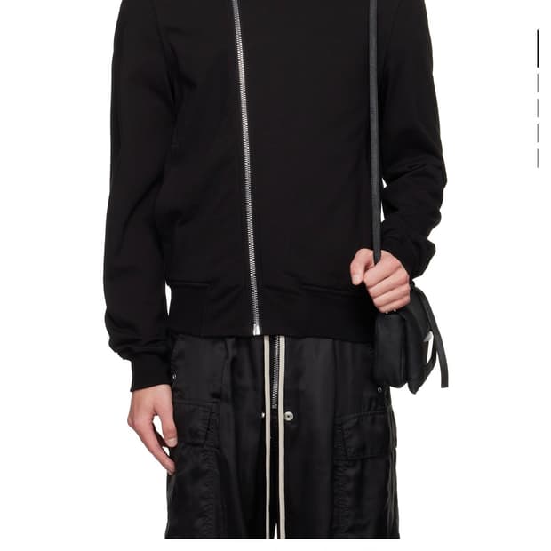 Rick Owens 콘코디안 바우하우스 조거 트랙 자켓 블랙