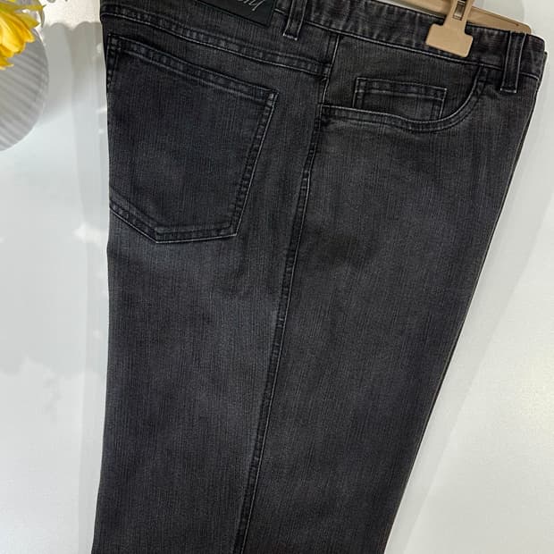 브리오니 블랙 워싱진 데님 팬츠 