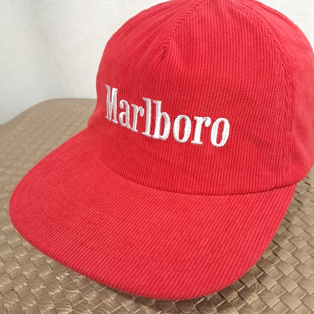 말보로 레드 코듀로이 캡 모자 P2008