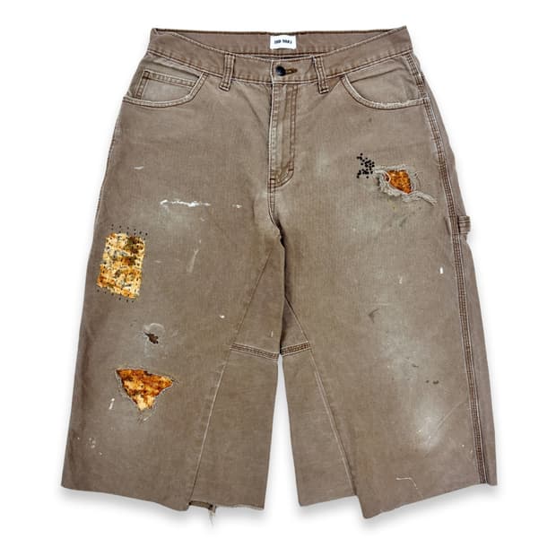 Vtg Dickies Sashiko Distressed  버뮤다