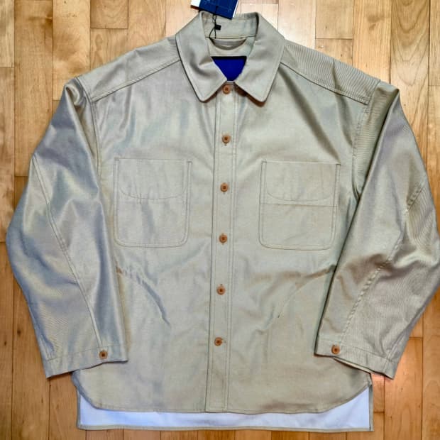 도큐먼트 셔츠 자켓 M 새제품