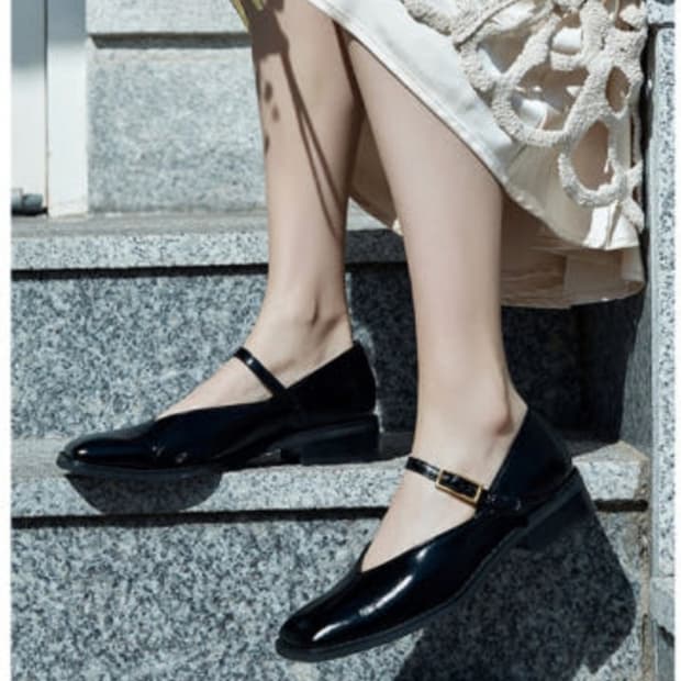 [250] FRYE 프라이 메리제인 양가죽 로퍼 구두 블랙