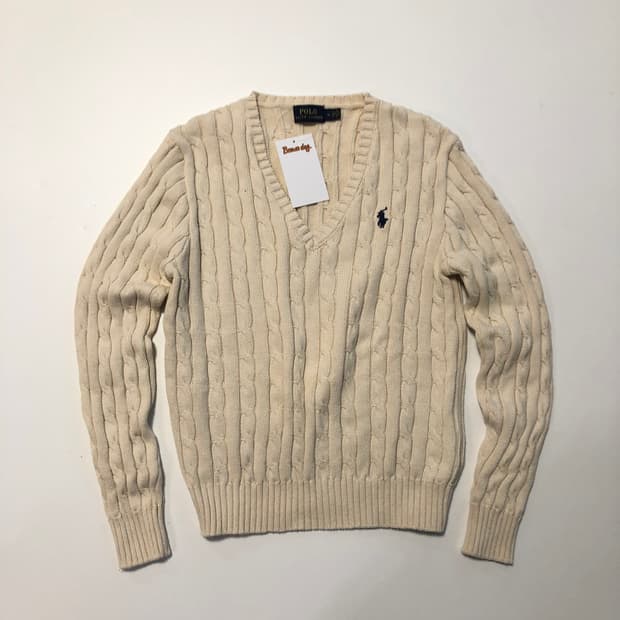 폴로 랄프로렌 꽈배기 니트