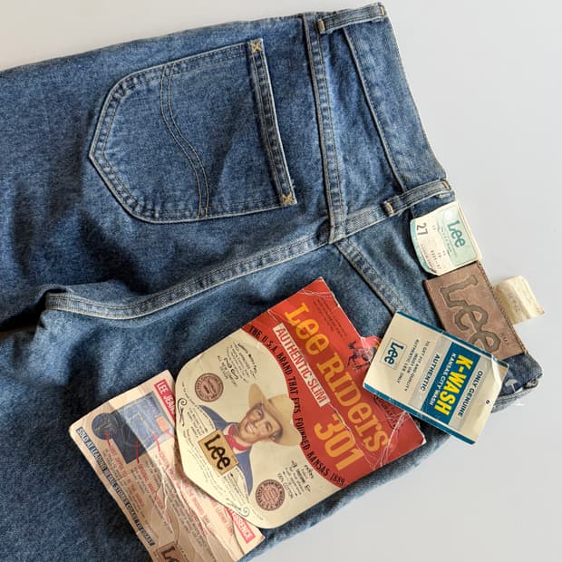 1990s Lee 데님 (size 27) 미사용 새제품