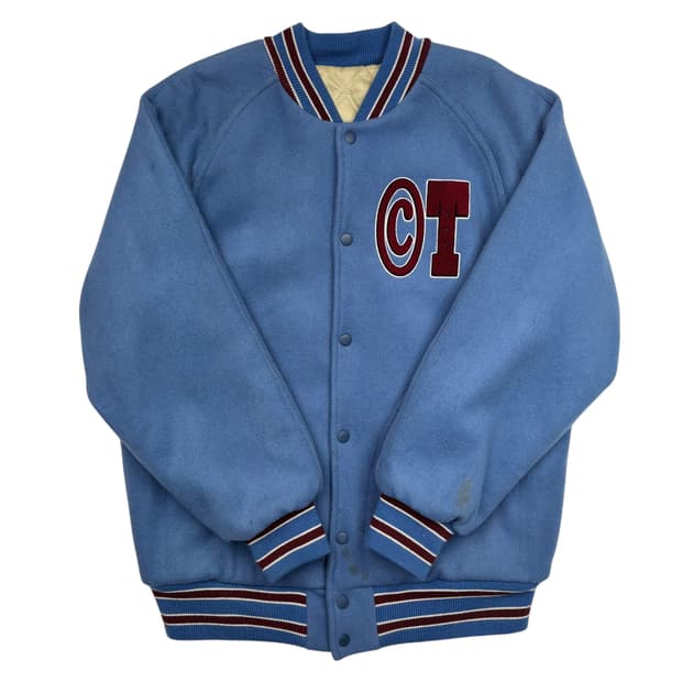 테켓 캐리 울 바시티 자켓 L