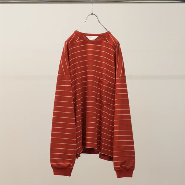 안셀름 ancellm 26ss 보더 롱슬리브 티셔츠