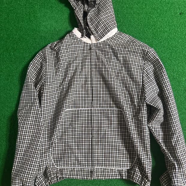 S.t.u 후드집업 체크