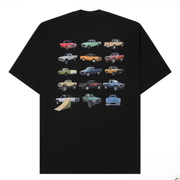 스투시 픽업 티셔츠 블랙