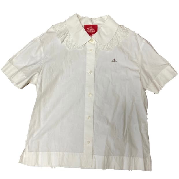 비비안웨스트우드 블라우스 (레드라벨)