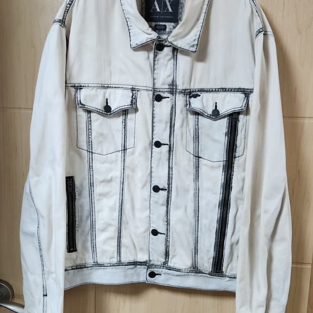 ARMANI EXCHANGE MOTO TRUCKER JACKET 2XL 