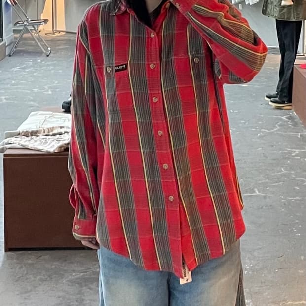 폴로 스포츠 포켓 코튼 셔츠 H1478