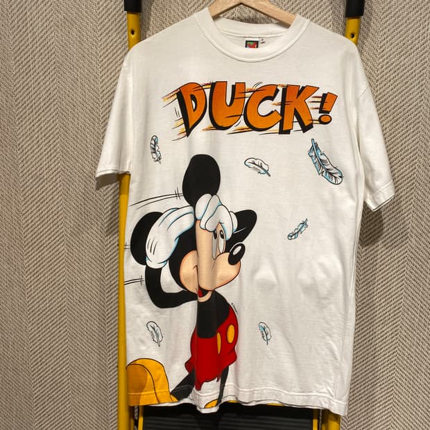 빈티지 미키마우스 Mickey Mouse Duck T-shirt