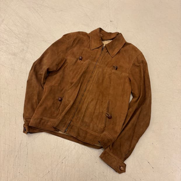 빈티지 스웨이드 자켓