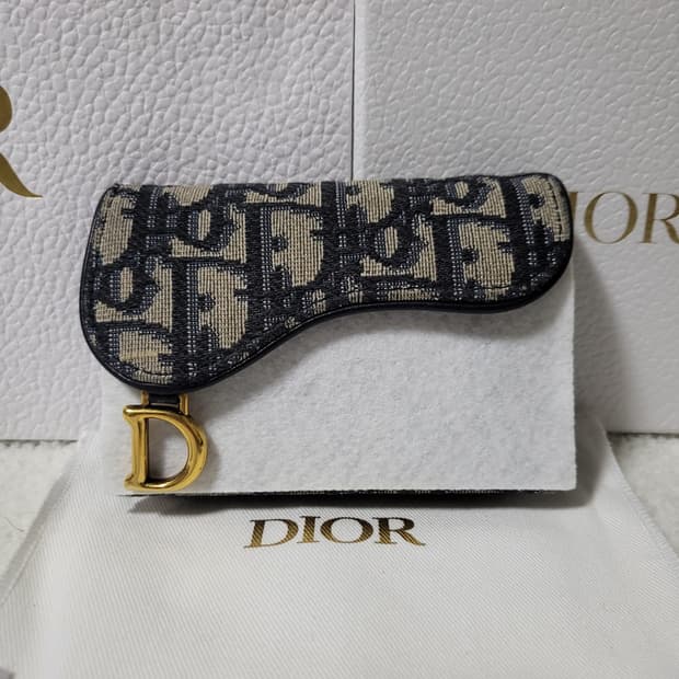 [풀구성] 디올 오블리크 새들 카드지갑