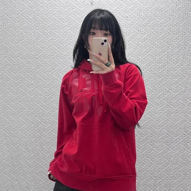 나이키 올드스쿨 레트로 스트릿 펑크 프린팅 후드티 L C11505
