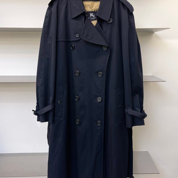 버버리 90s 더블 브레스티드 트렌치 코트