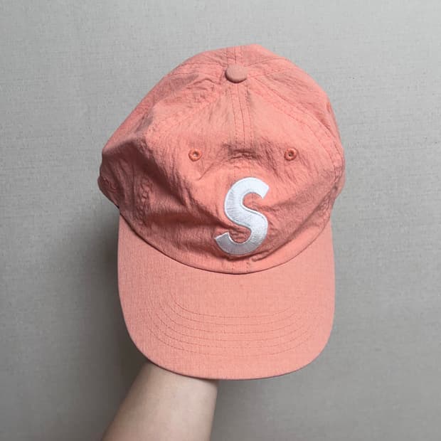 슈프림 코듀라 S로고  캡 모자 