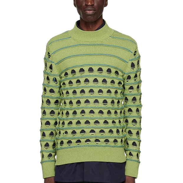 나마체코 그린 레니 스웨터 L