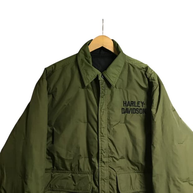 할리데이비슨 90s 레트로 양면 리버시블 자켓(검정 상태가 안좋아서 단면