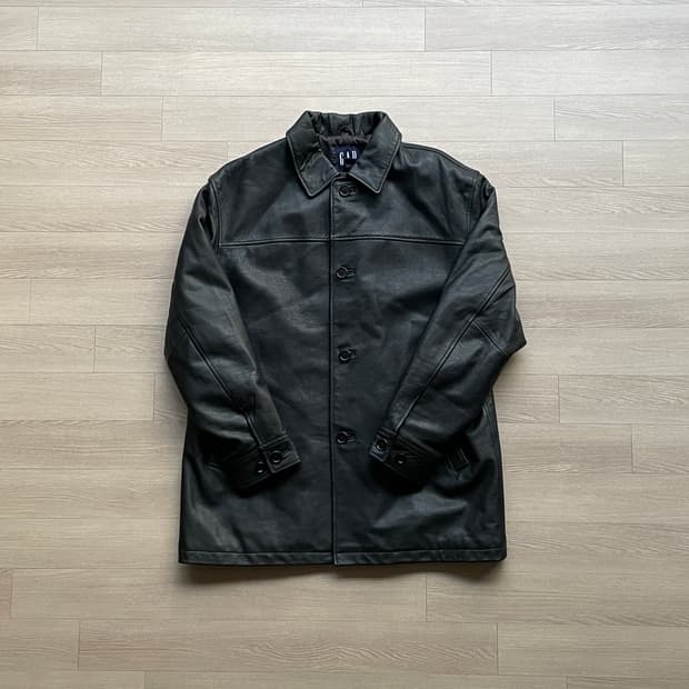 90s 올드갭 레더 카코트 gap carcoat