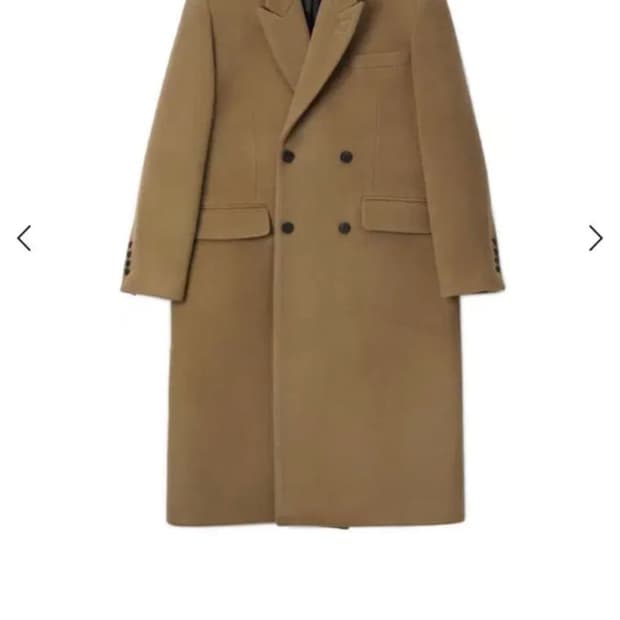 STU 더블 코트 카멜 L