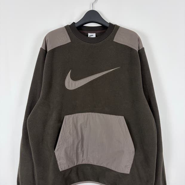 a7) 나이키 빅로고 플리스 맨투맨