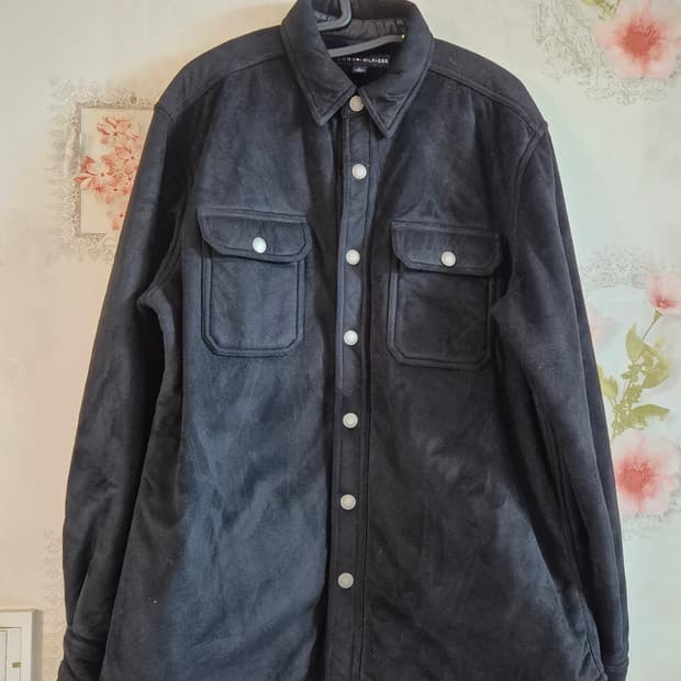 타미휠피겨 겨울 스웨이드 트러거 셔츠 남자 100