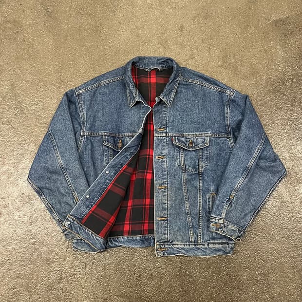 90s 리바이스 데님 트러커 자켓 (110)