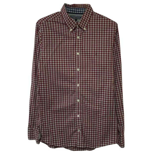 타미힐피거 체크남방셔츠 95-100