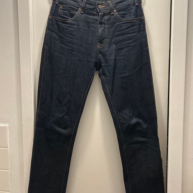 셀린느 스트레이트 생지 데님