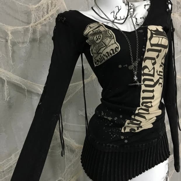 Salvage Lettering Patch Detail Top
